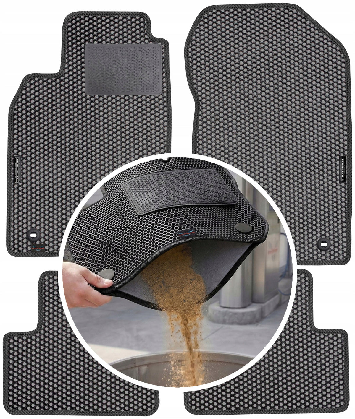 Honda Insight II 2009-2015 EVA SMART POCKET Rugs Packaging status original