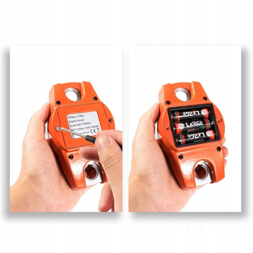 Hook scale 300kg digital LCD backlit + battery included Accuracy 100 g