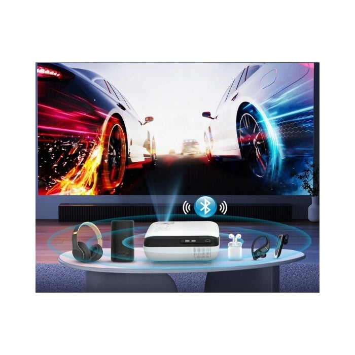 Hopvision H1 4K FHD 9500LM LED Bluetooth Home Theater Projector HDMI Remote Control Manufacturer code H1a