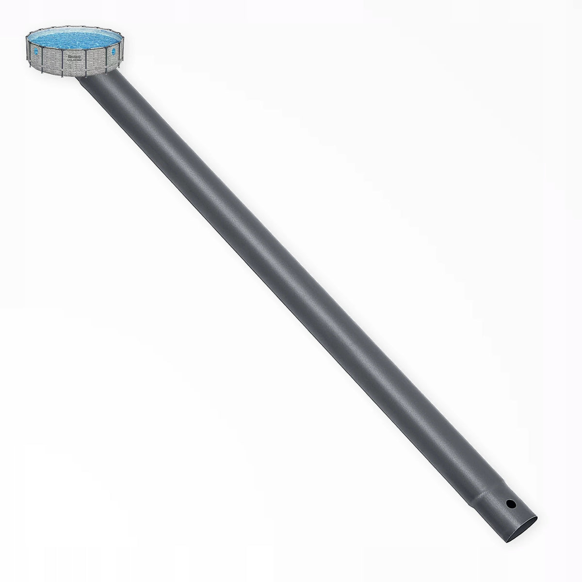 Horizontal tube grey 561AA for swimming pool Steel Pro MAX 488x122cm Bestway new