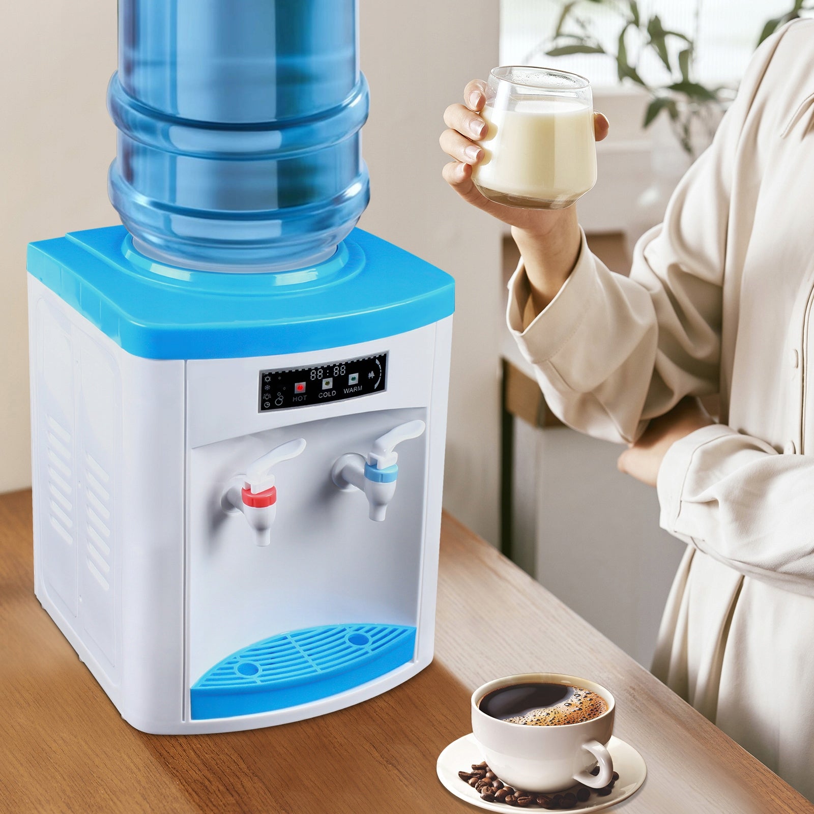 Hot/Cold Water Dispenser Electric Water Dispenser for 1.1-4.9gal Bottles Manufacturer code vsfregr