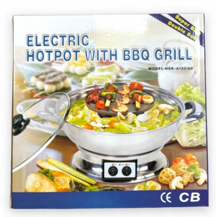 Hot Pot Electric Boiler with Grill 4L Packaging status original