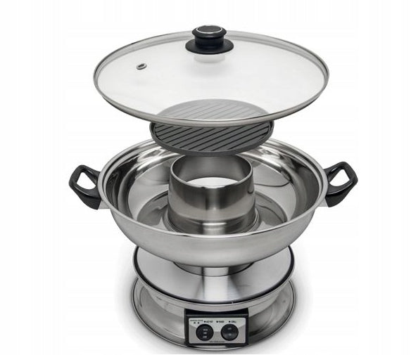 Hot Pot Electric Boiler with Grill 4L