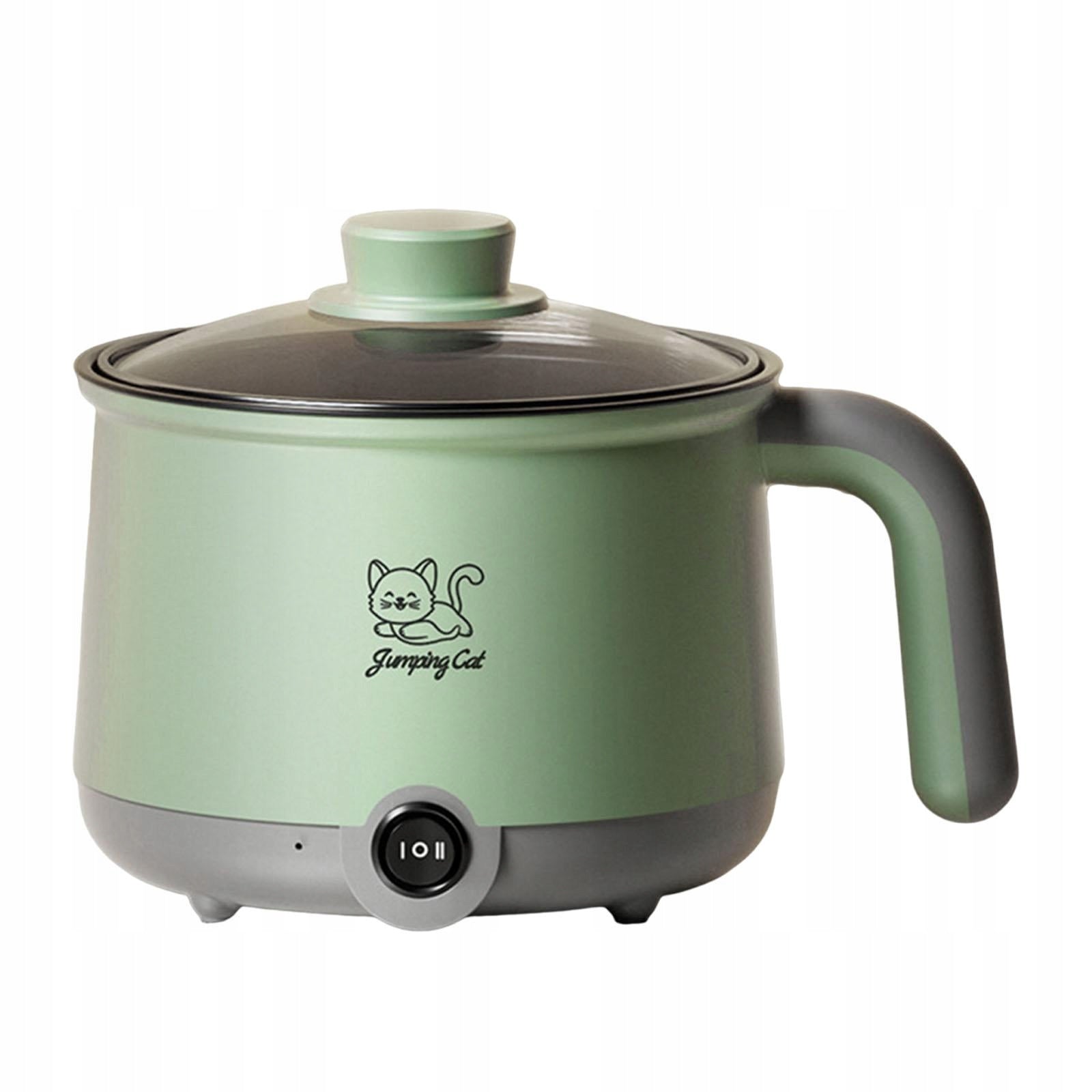 Hot Pot Electric Cooking Pot Household Multifunctional Electric Gray green Packaging status original