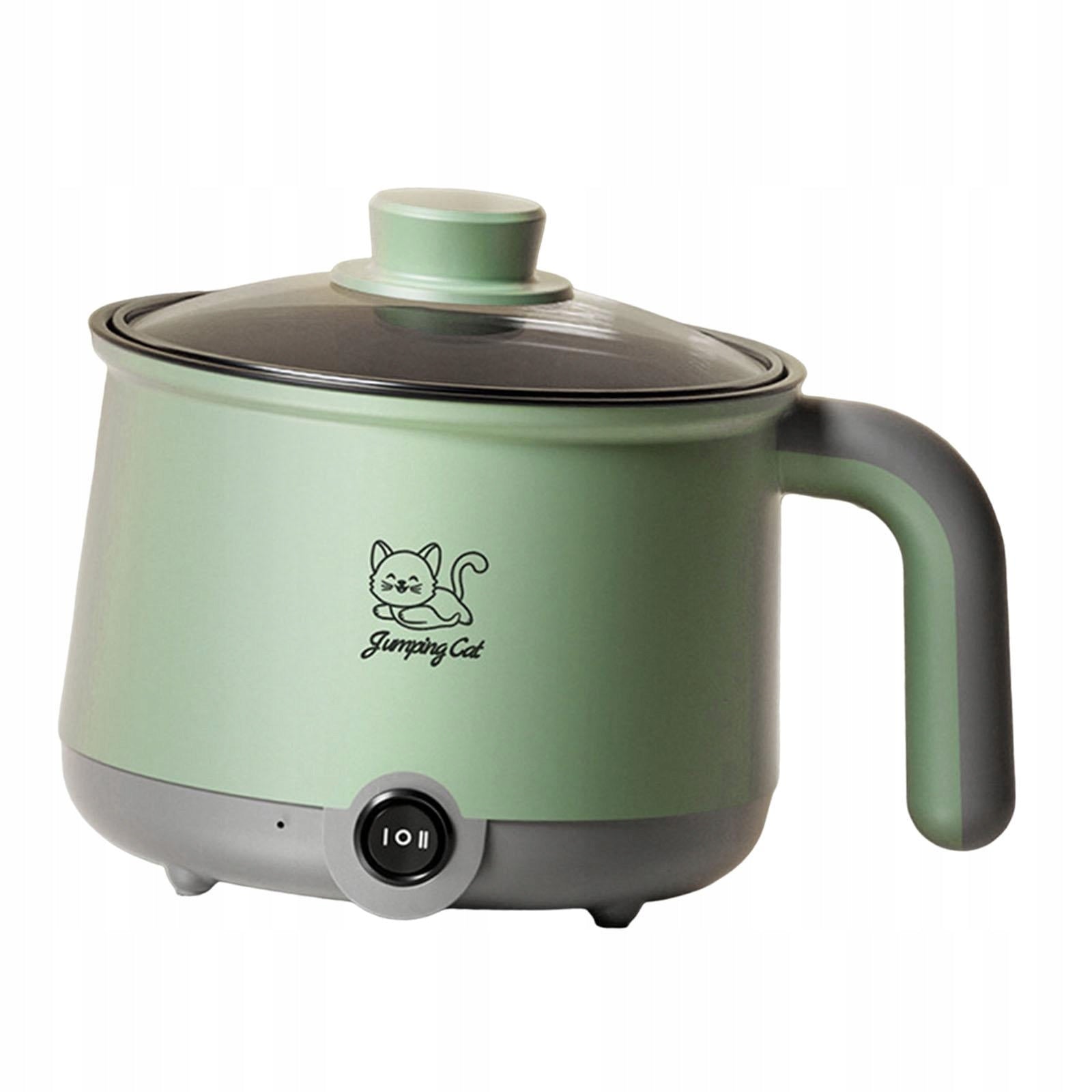 Hot Pot Electric Cooking Pot Household Multifunctional Electric Gray green