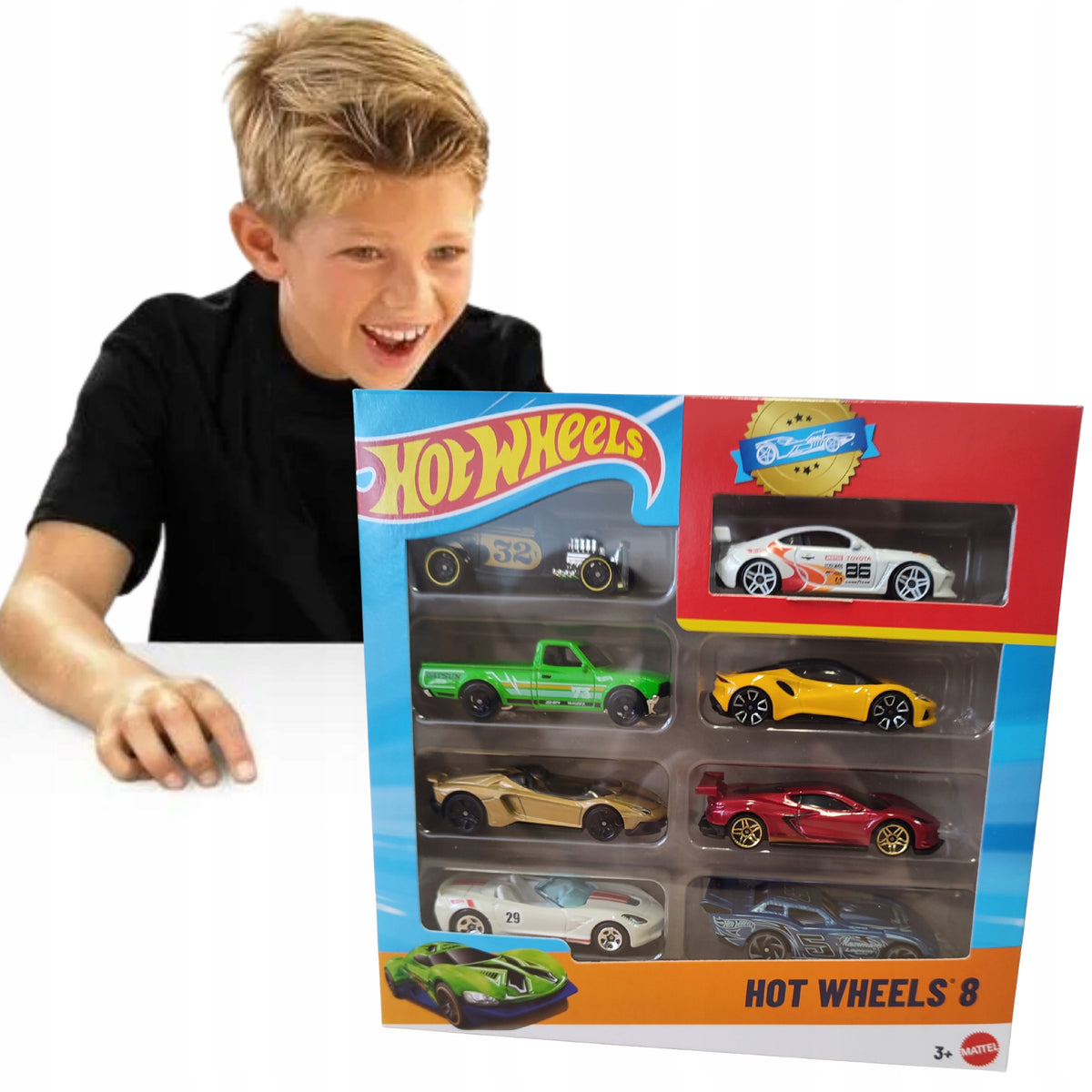 Hot Wheels 8-Pack Cars Car Set 8pcs Resoraki HPV78 Gift