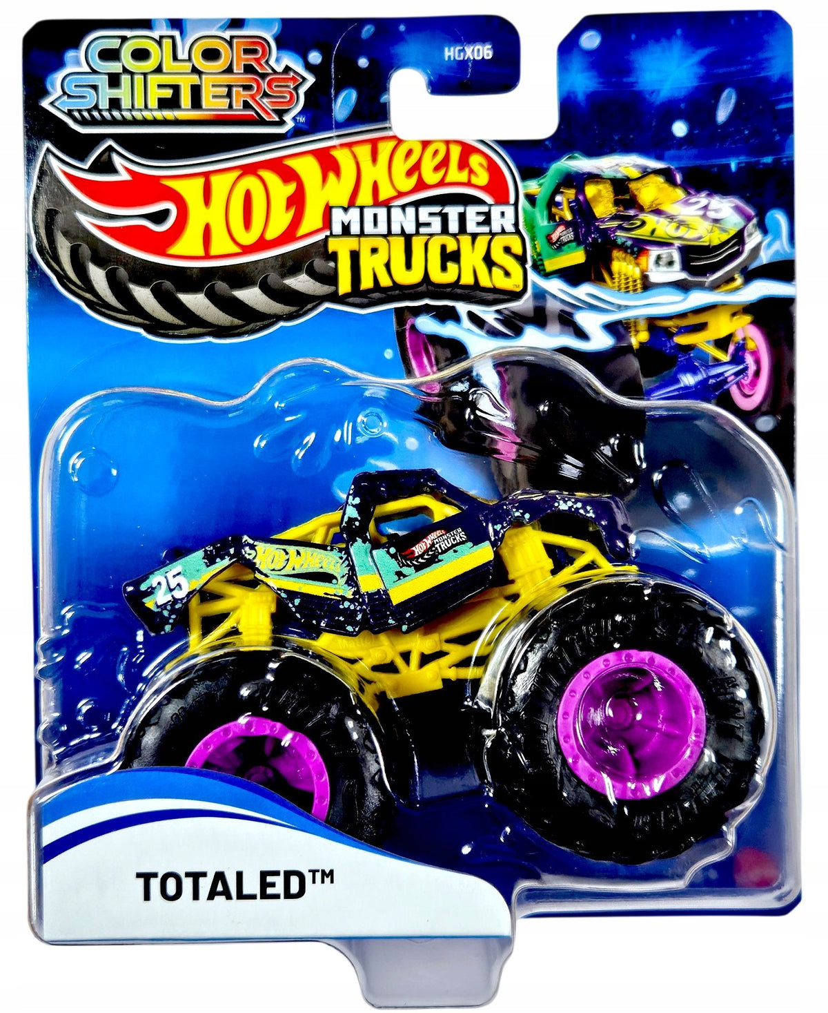 Hot Wheels Changes Color Monster Trucks TOTALED Color Shifters