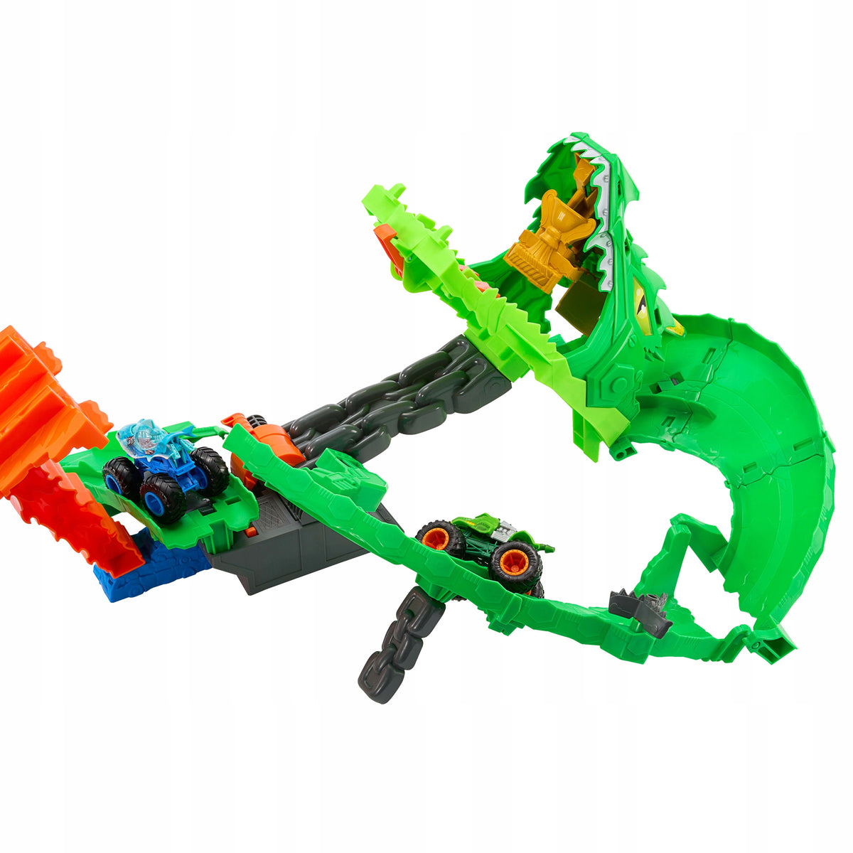 Hot Wheels Monster Trucks Dragon Race Set JFR06 Kid's age 4＋ years