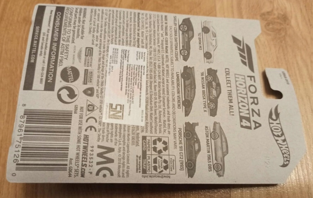 Hot Wheels Porsche 993 GT2 (933) 1:64 Forza Horizon 4 Packaging status original