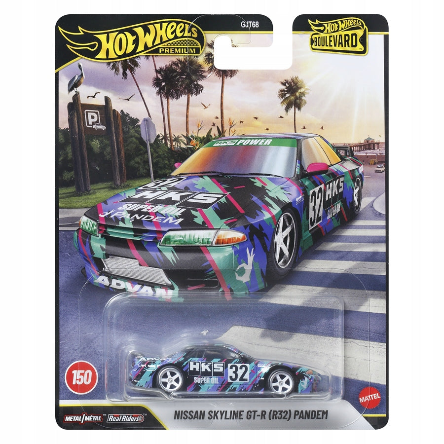 Hot Wheels Premium Boulevard Nissan Skyline GT-R (R32) Pandem #150 JHW41