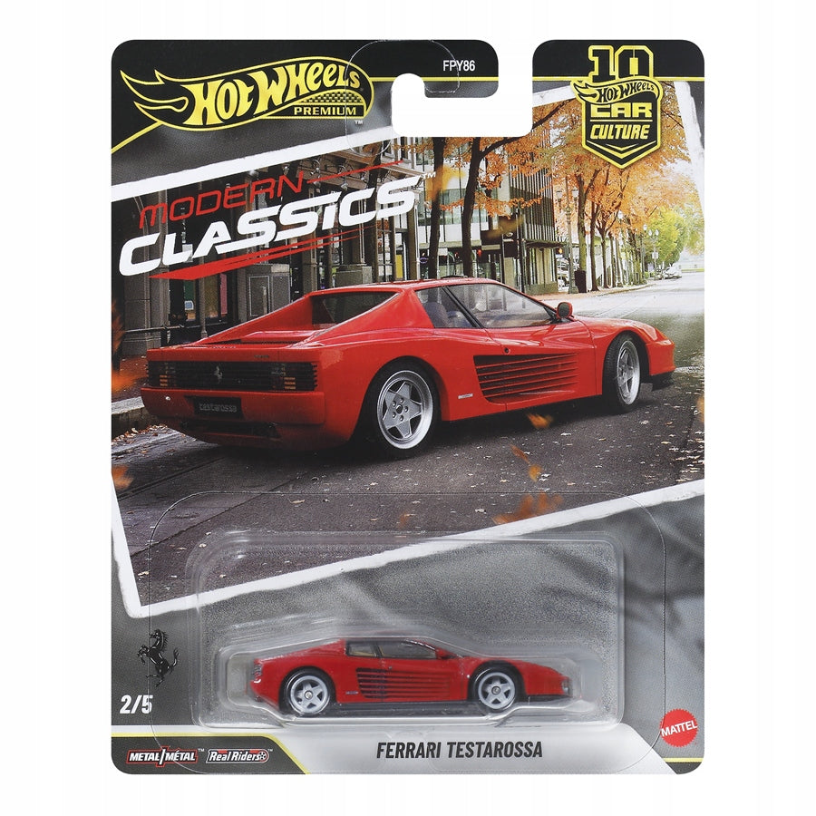 Hot Wheels Premium Car Culture Modern Classics Ferrari Testarossa JKF00