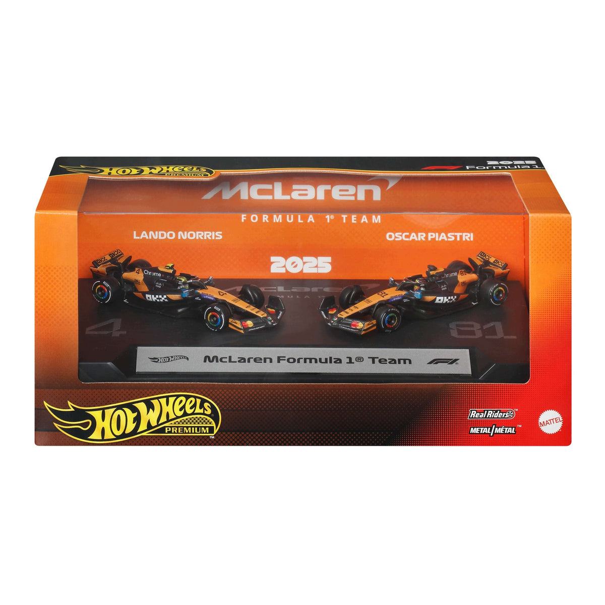 Hot Wheels Premium Formula 1 2-Pack F1 McLaren F1 JMM91