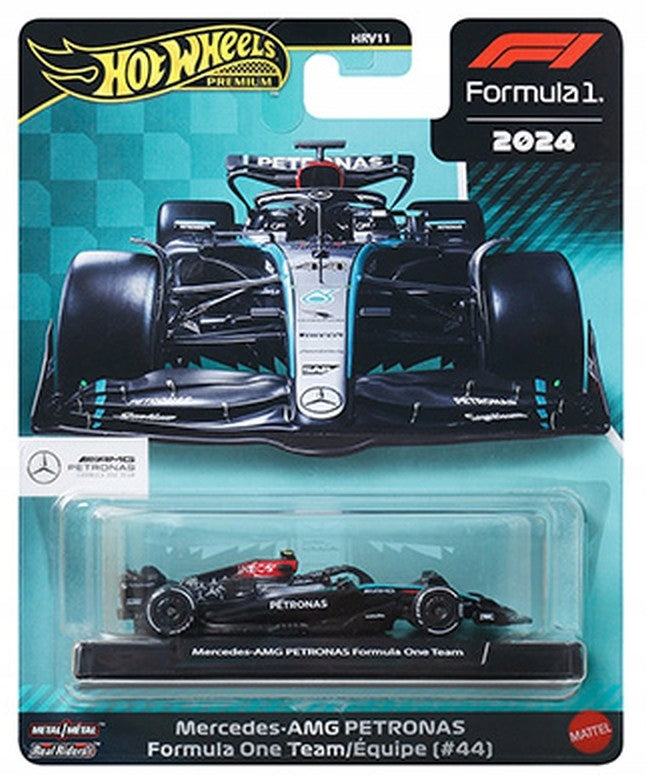 Hot Wheels Premium Mercedes-AMG PETRONAS Formula One Formula 1 #44