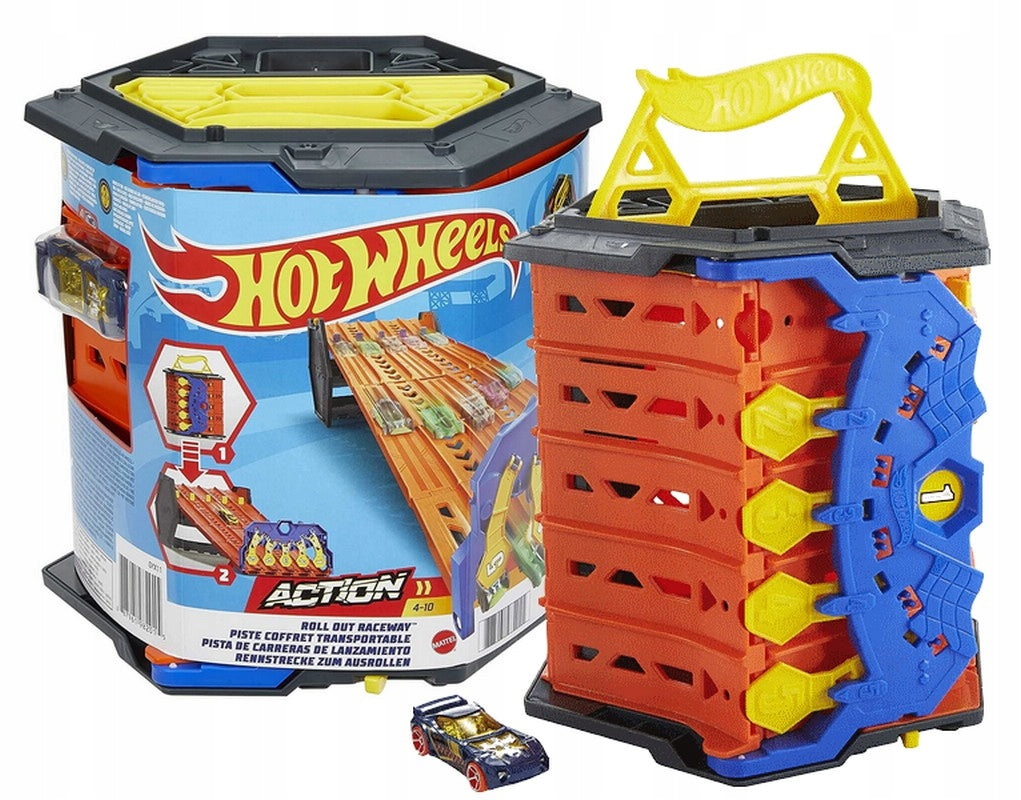 Hot Wheels Racing Track Set Expandable with 5-Band Garage