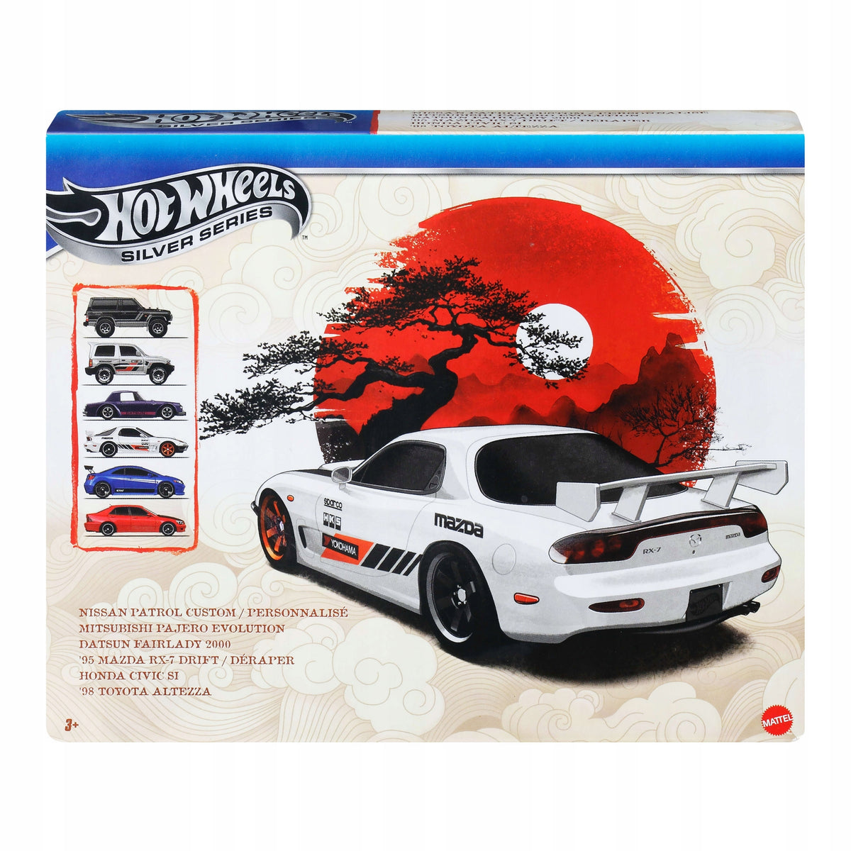 Hot Wheels Silver Series Streets of Japan Cars Multipack JLB23