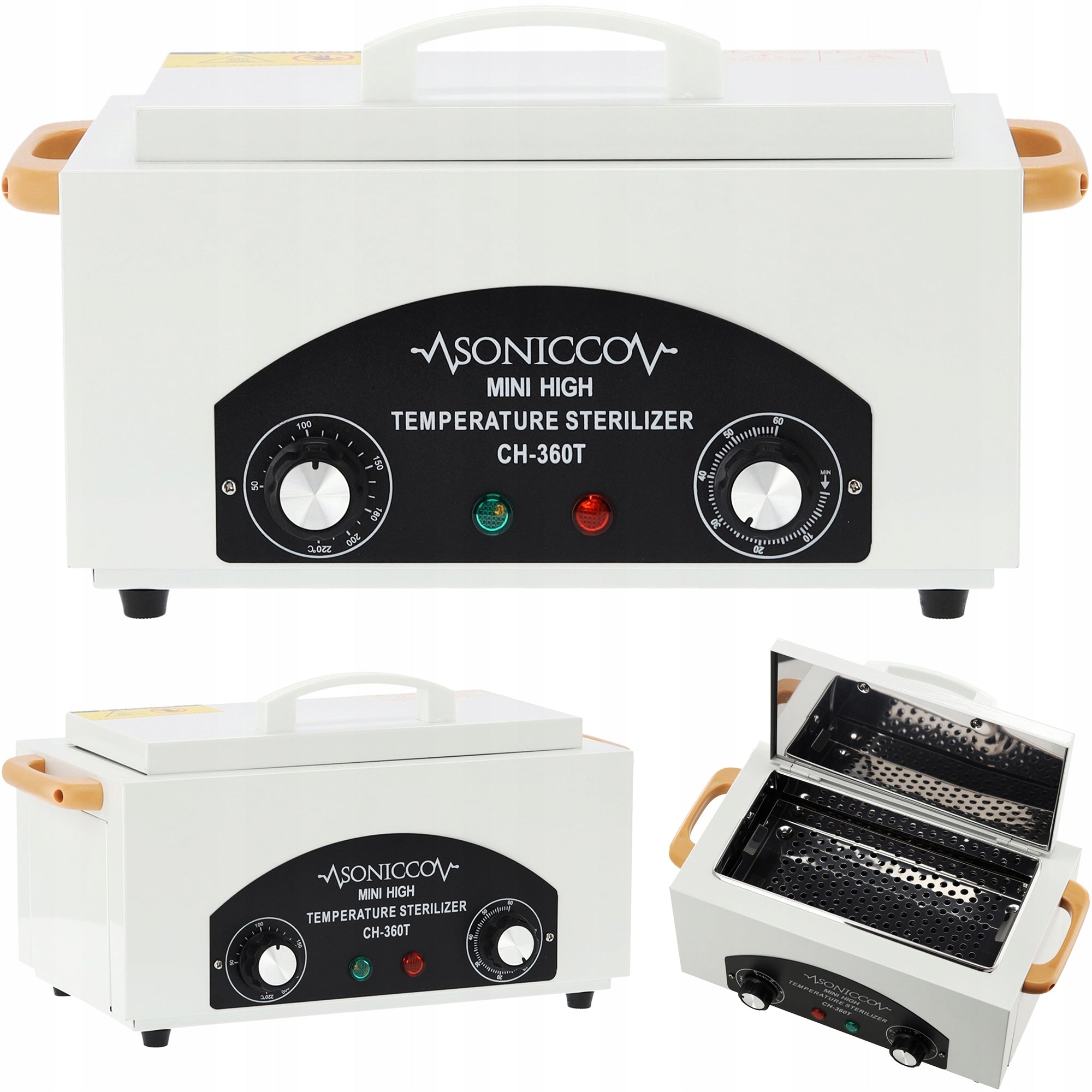Hot air sterilizer 300W tool disinfection 220°C with timer
