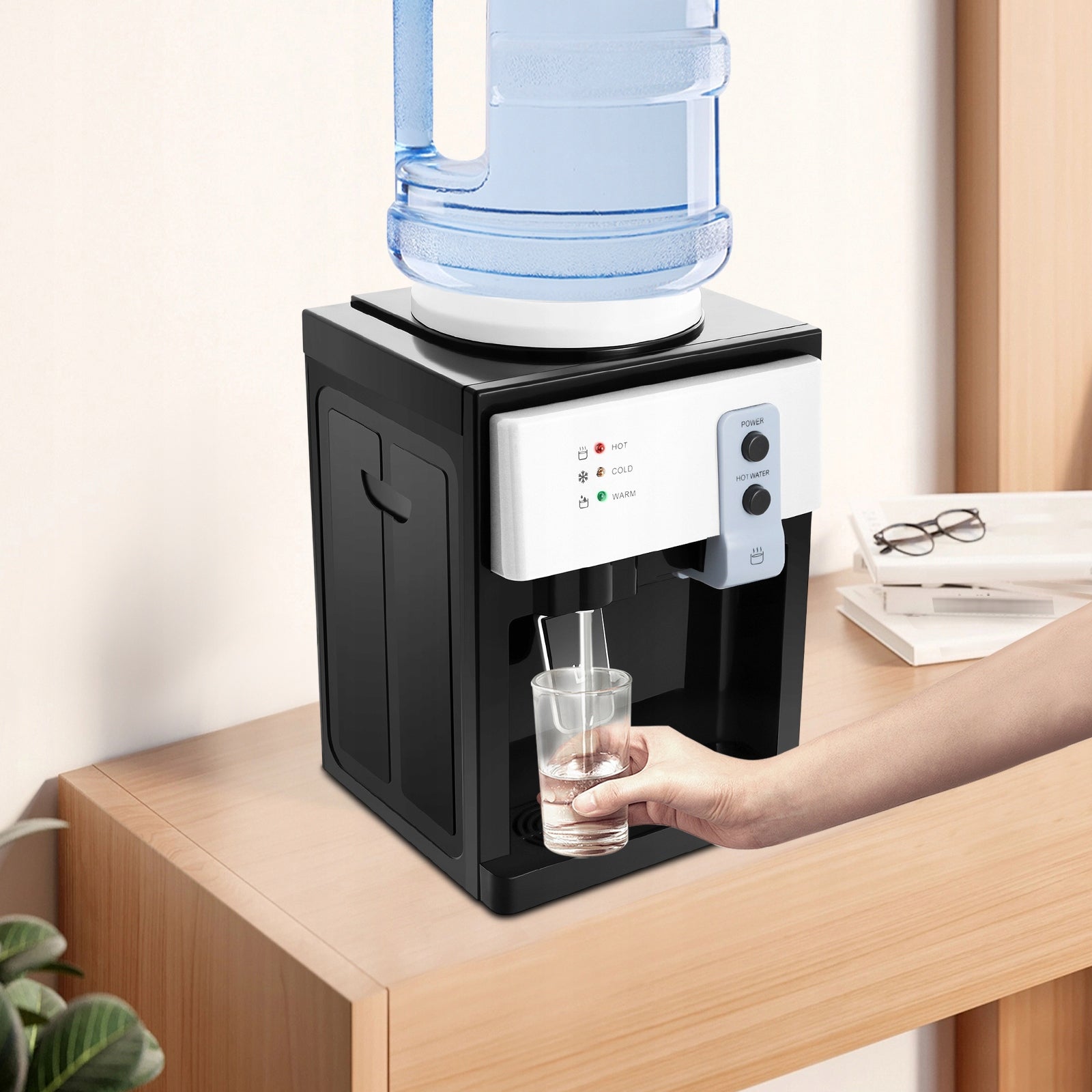 Hot and Cold Water Dispenser, suitable for home or office use, white Packaging status original