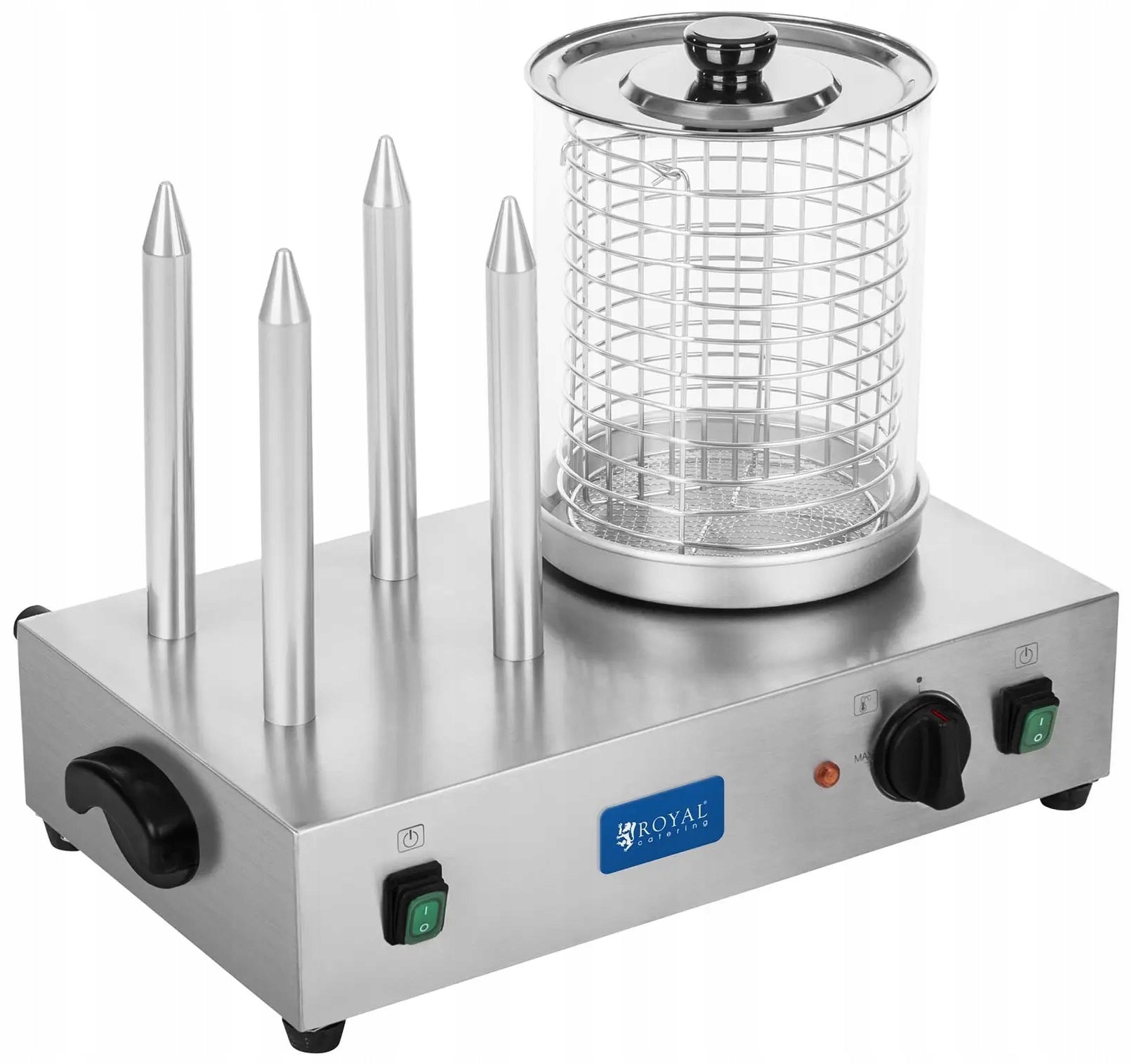 Hot dog heater bolce for rolls Royal Catering RCHW-2300 10010161 Packaging status original
