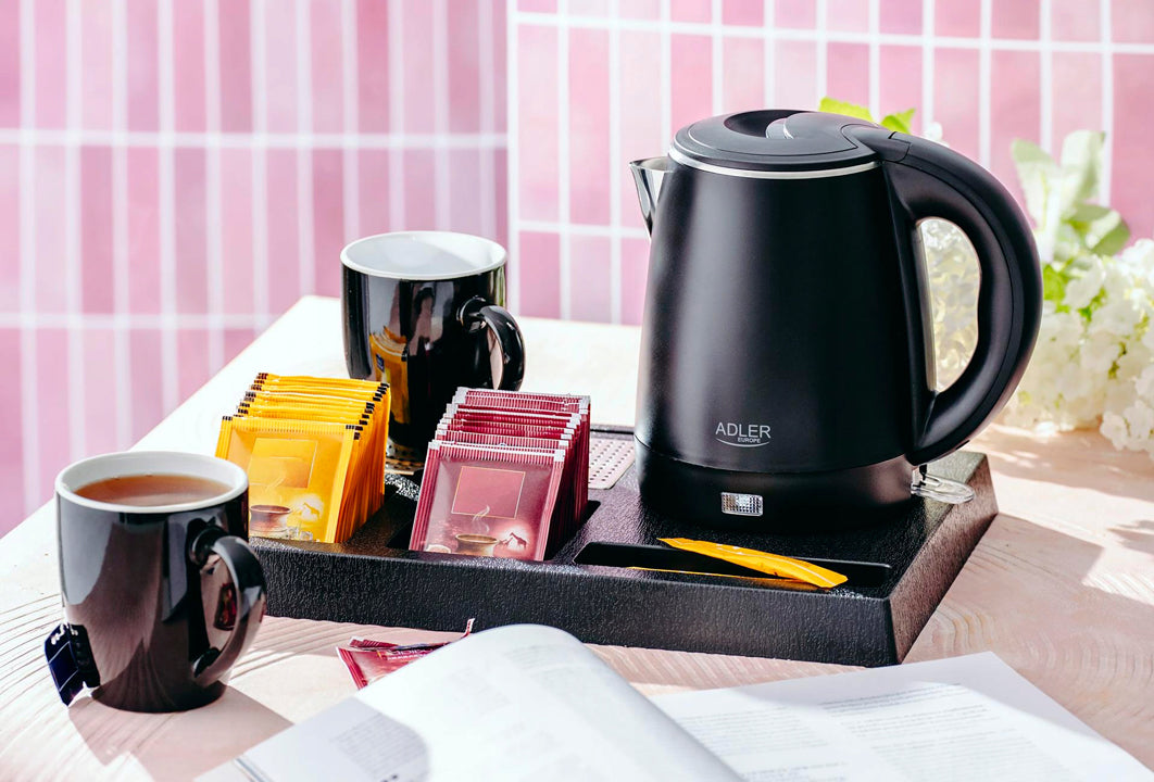 Hotel Electric Kettle Welcome Tray Set 2 Cups - Adler AD 1387 Manufacturer code AD1387