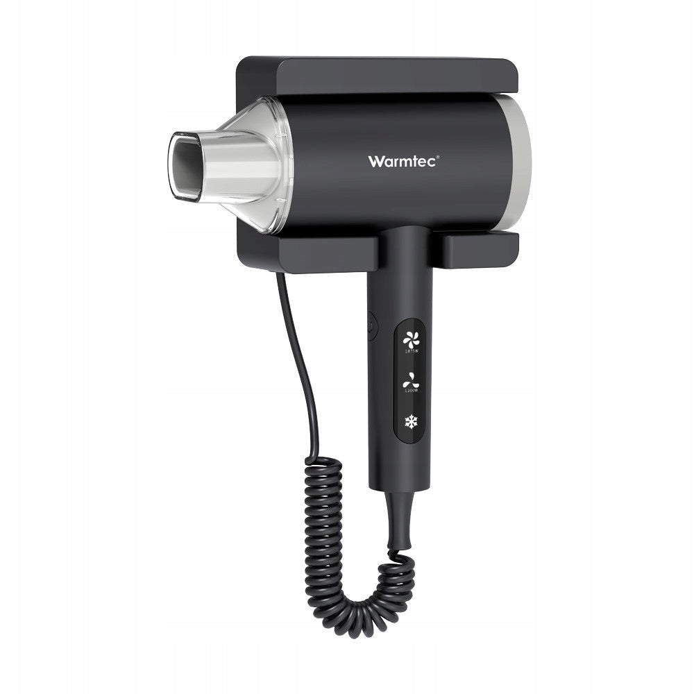 Hotel hair dryer Warmtec Warmtec S188 strong 1875W BLACK