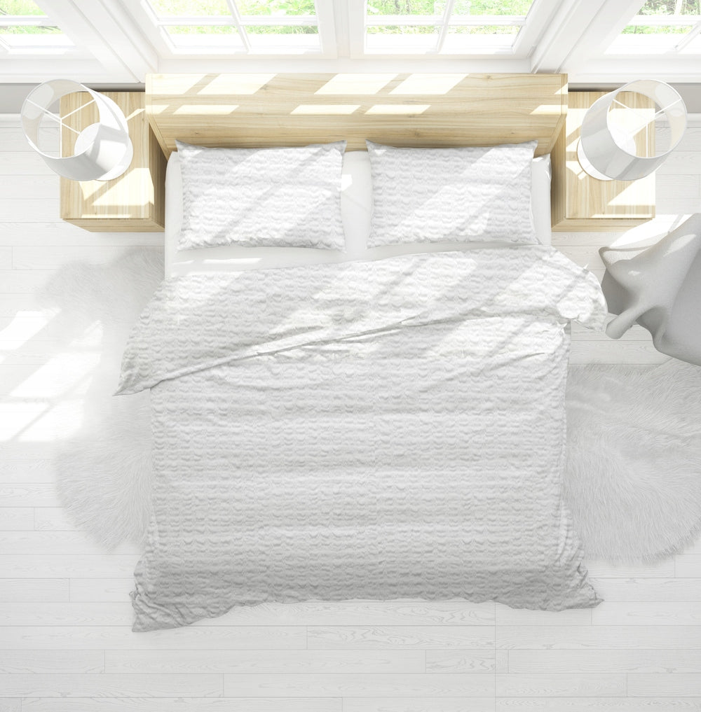 Hotel white bedding with bark WHITE BARK bedding 160x200 + 70x80 for hotel Brand Posciel-Hurt