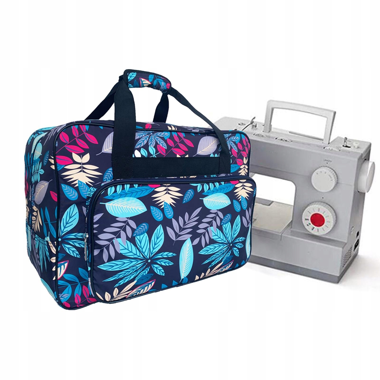 Household Sewing Machine Tote Bag For Most Model Torba do przenoszenia maszyny do szycia, niebieska