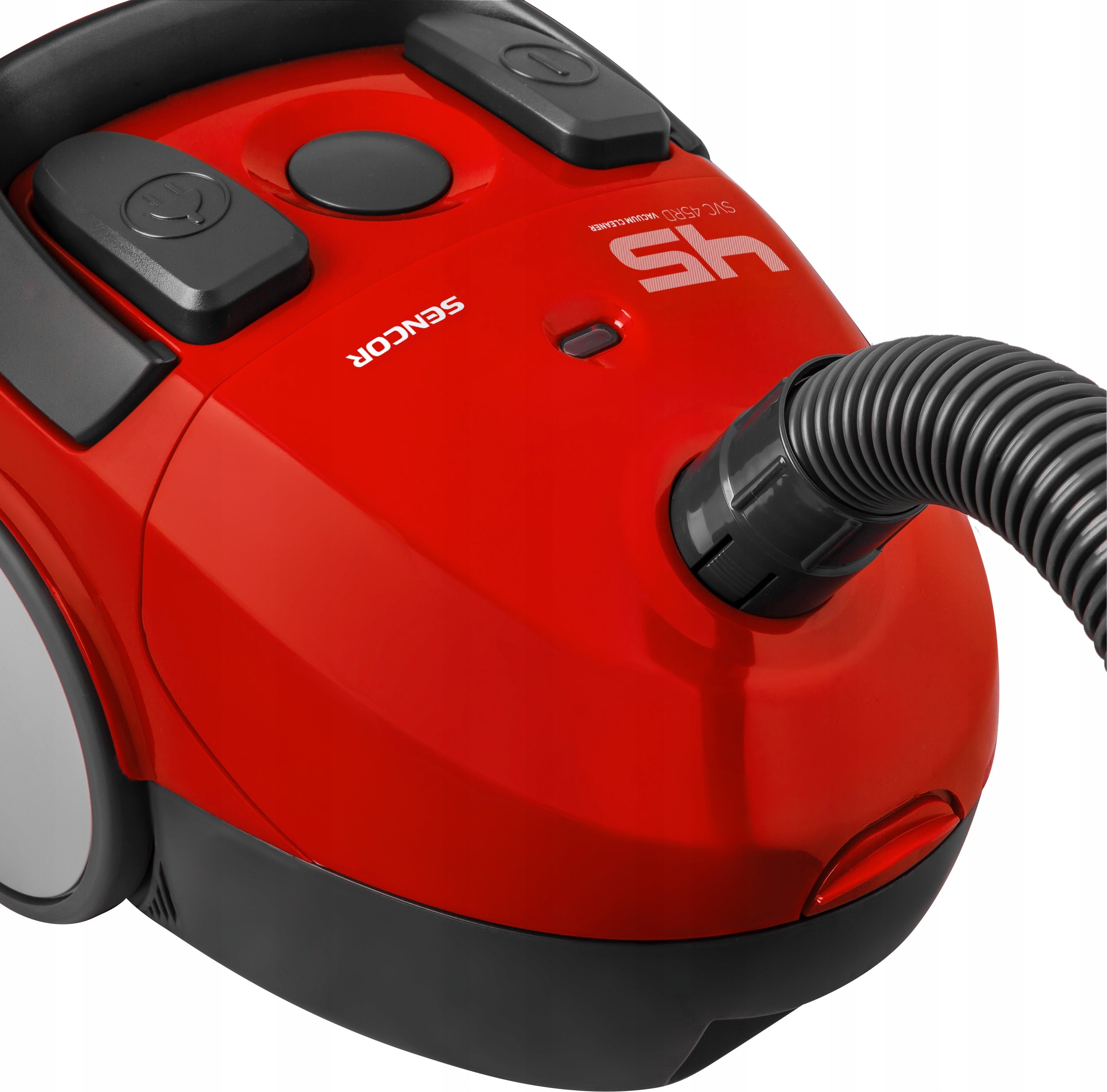 Household bagged vacuum cleaner Sencor SVC45RD-EUE3 5m small LIGHT 850W Operating range 7.5 m