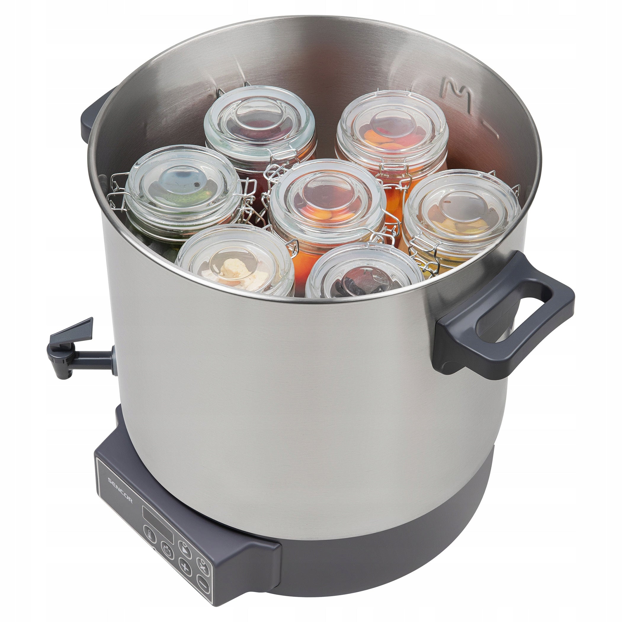 Hrnec na zavařování Sencor SPP 3200SS 1800W 27L Dominant color silver/gray