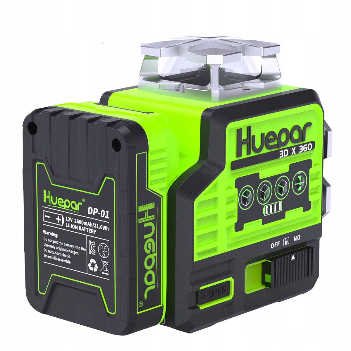 Huepar P03CG 40 m cross line laser Model Huepar P03CG