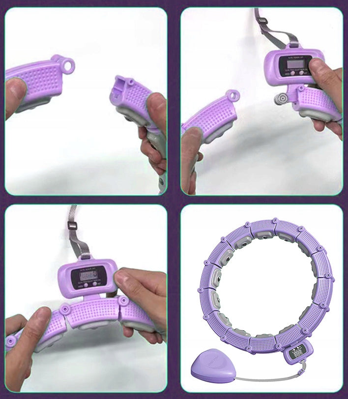 Hula Hoop Slimming with Protrusions and Load Smart Massage Waist Fitness Packaging status original