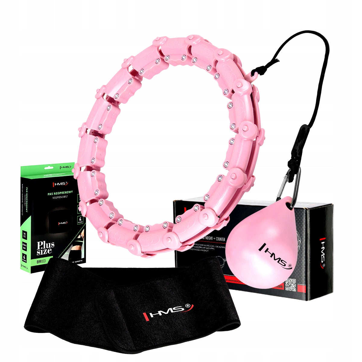 Hula Hop Magnetic Slimming Massaging With Load For Fitness Exercises