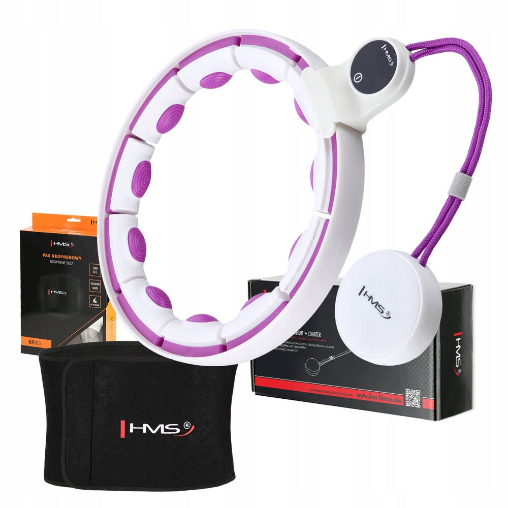 Hula Hop Magnetic Slimming With Protrusions and Weight + Belt HMS