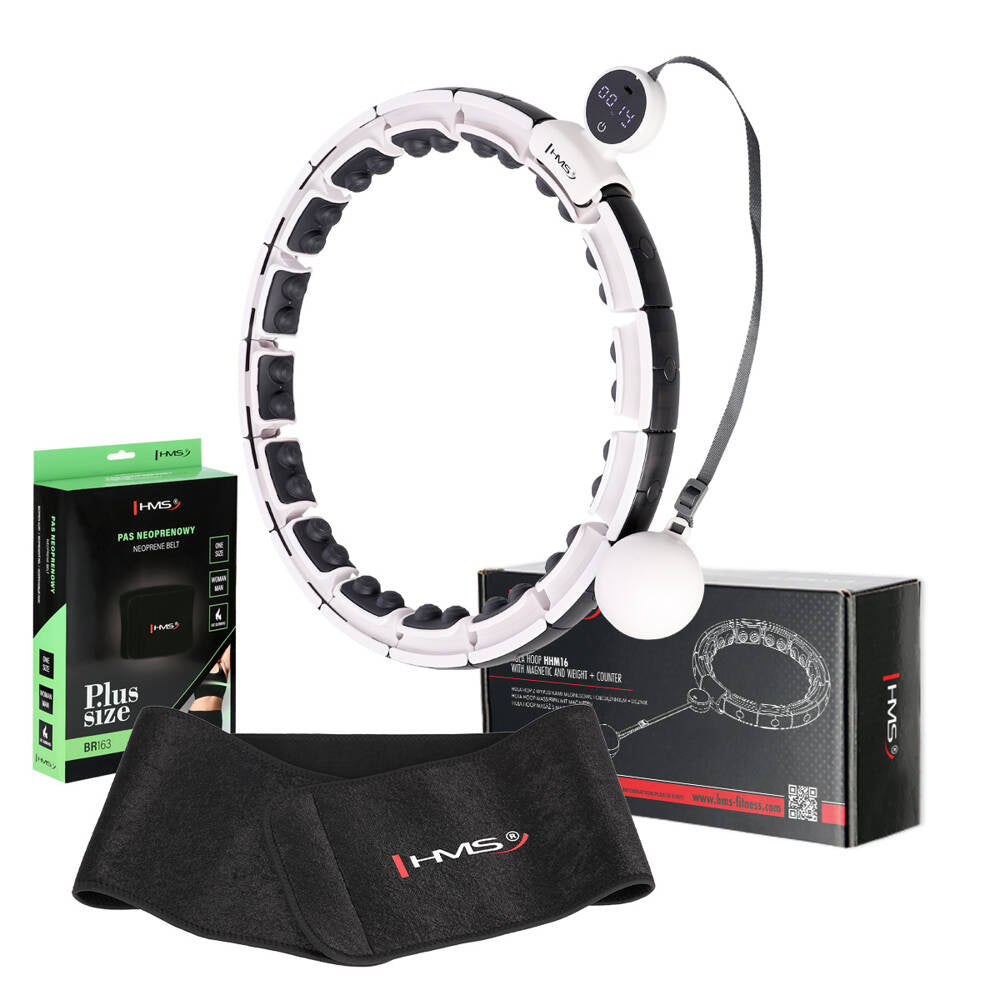 Hula Hop Magnetic With Counter And Exercise Load + Plus Size Belt