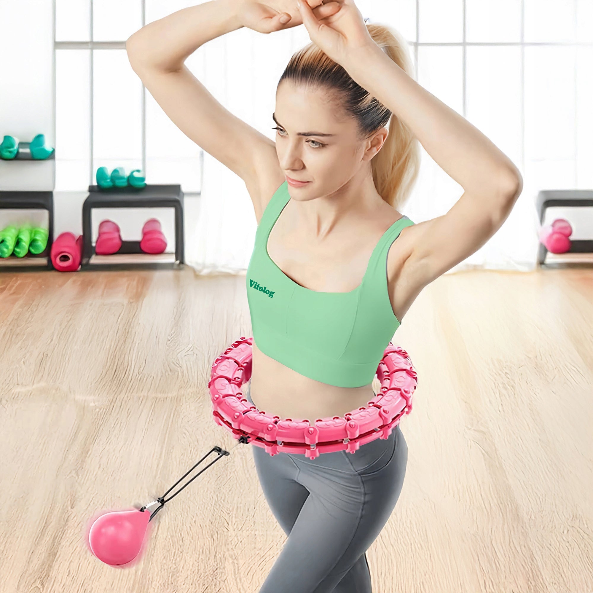 Hula Hop Slimming with Ball Weight Protrusions Load SMART EAN (GTIN) 5905369307836