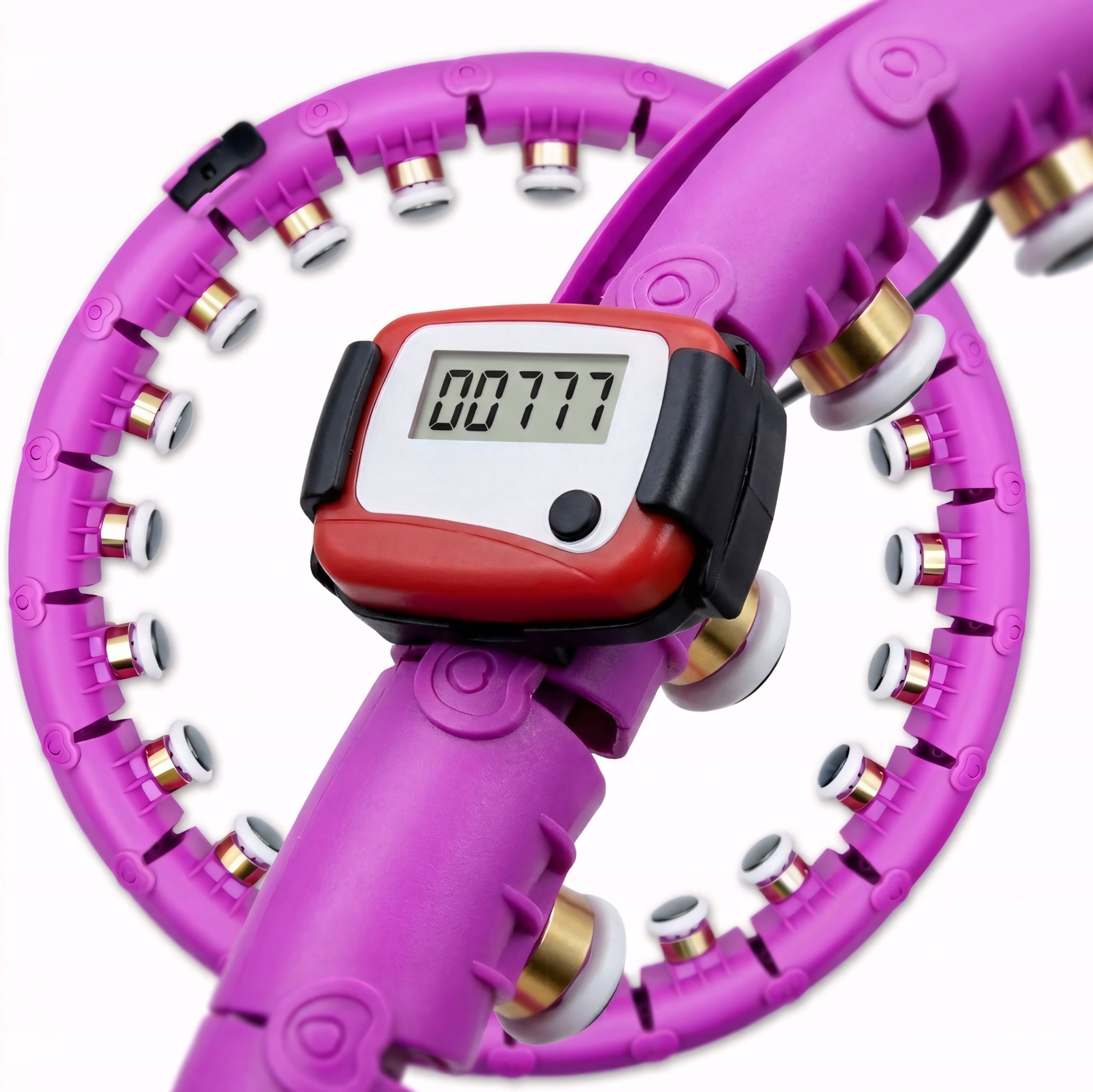 Hula Hop Slimming with Protrusions Load Smart Fitness LED Counter Brand no brand