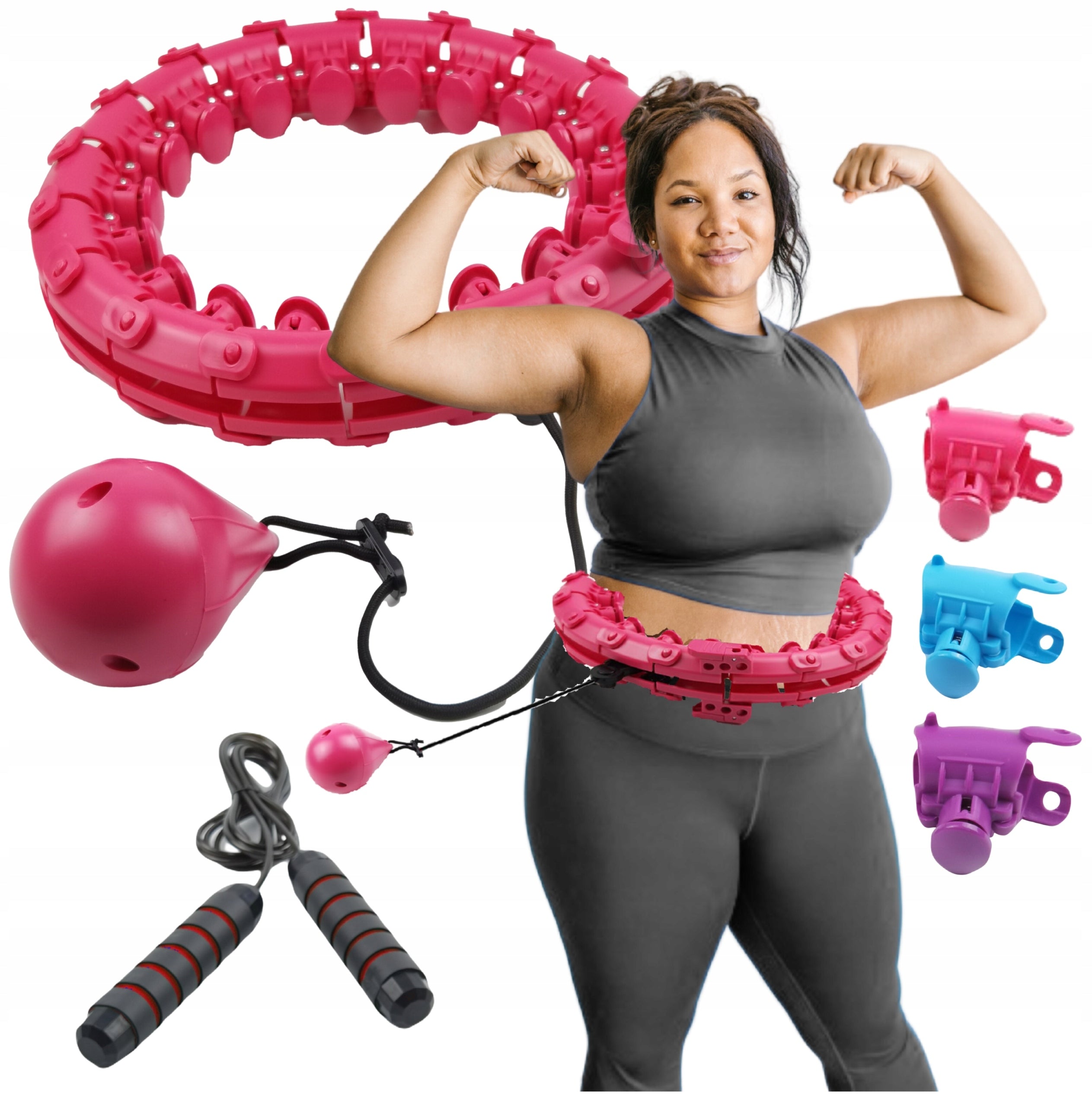 Hula Hop Slimming with Protrusions XXXL PLUS SIZE 145cm WAIST + FREEBIE