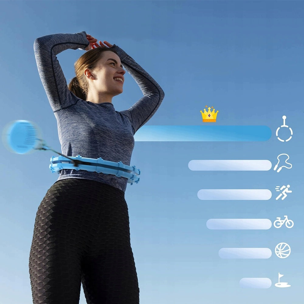Hula Hop Slimming with Weight Ball Modular Doesn't Fall Home Manufacturer code Hula hop z obciążnikiem