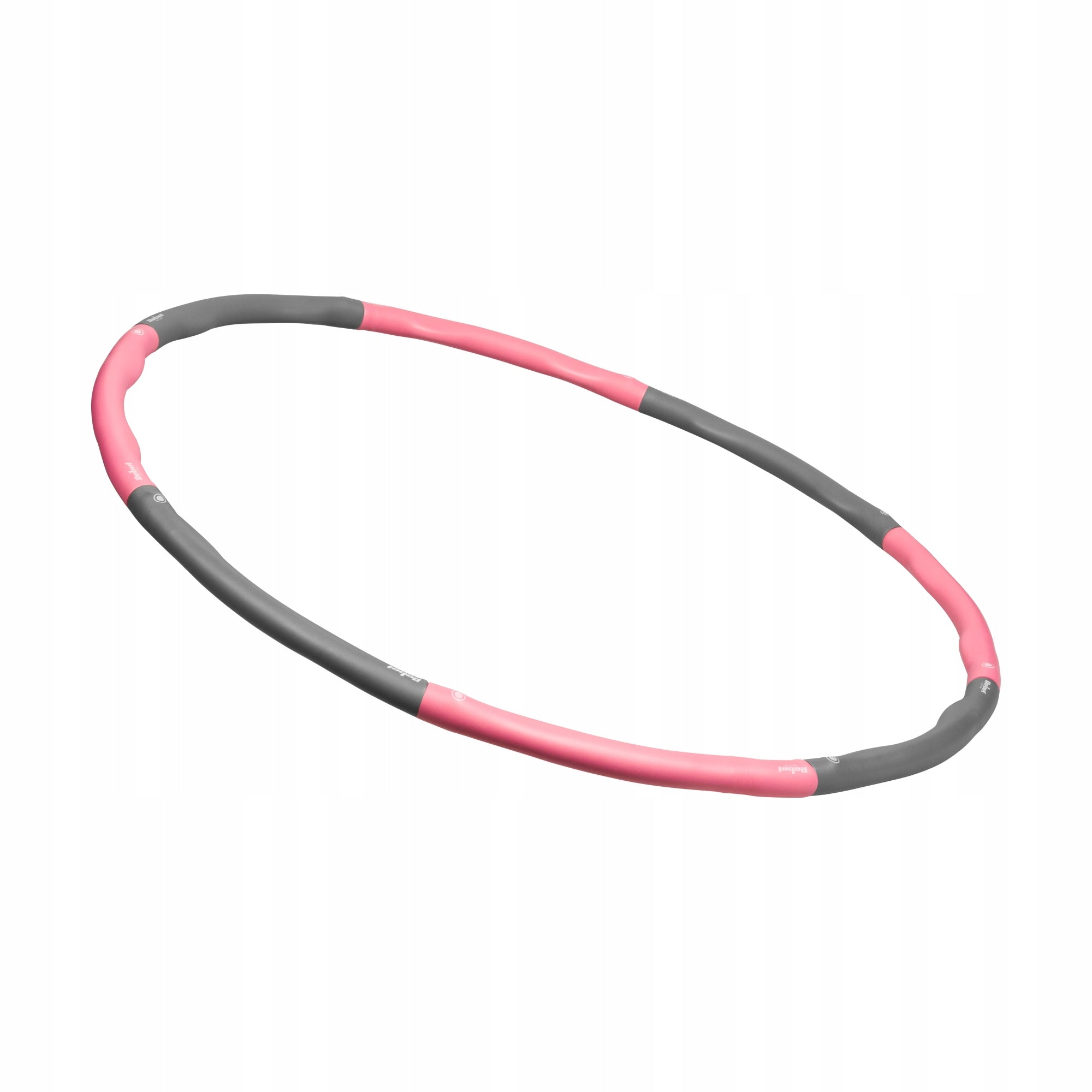 Hula Hop Weight Loss Wheel for Exercise Folding Adjustable with 95cm Protrusions Color pink