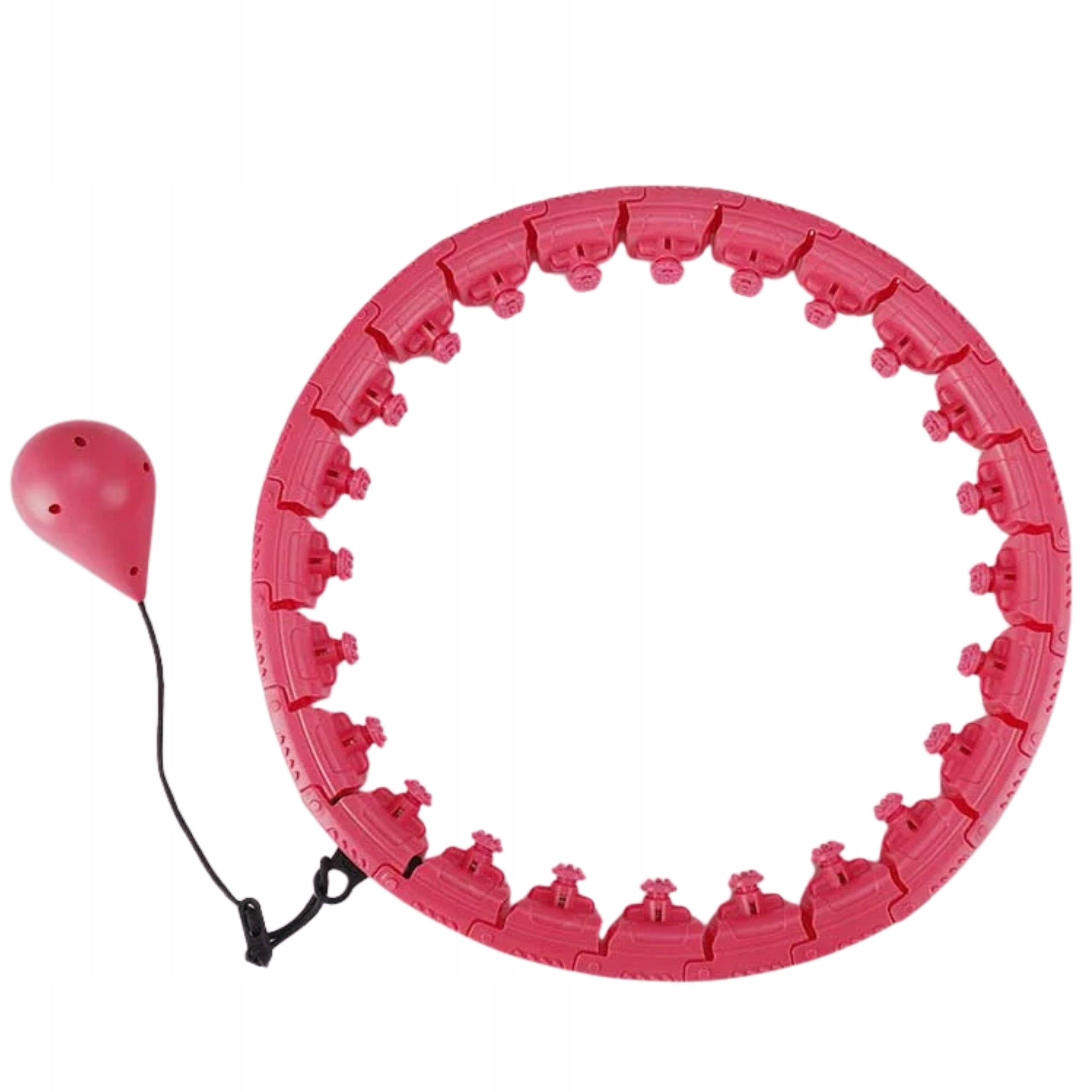 Hula Hop with Load and Protrusions Adjustable Modeling Line Sport Pink Brand Line Sport