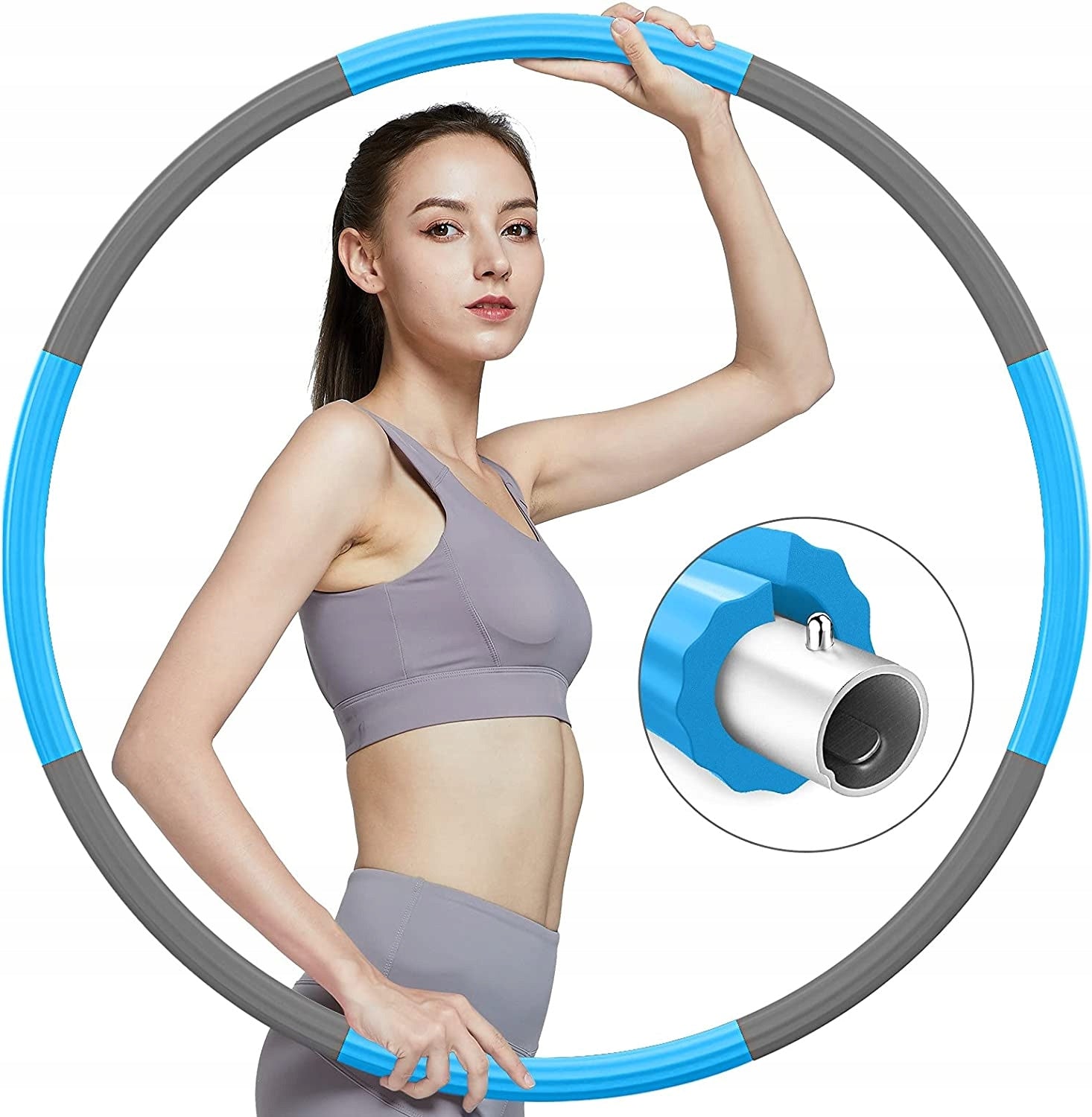 Hula hoop Piiknuo blue-gray 84cm hula hoop