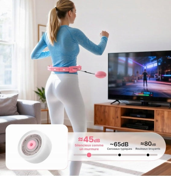 Hula-hop MERACH for adults with calorie counter, quiet, fitness Brand Merach