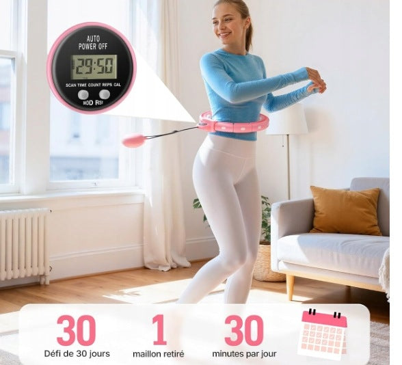 Hula-hop MERACH for adults with calorie counter, quiet, fitness Manufacturer code MR-2532P