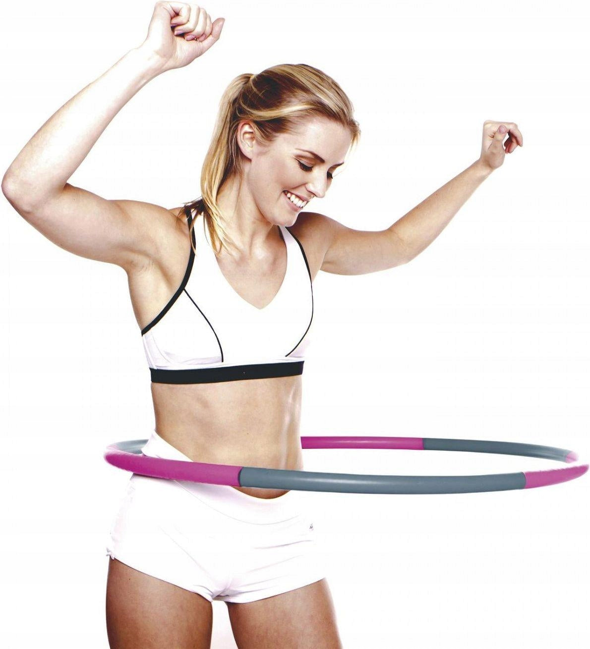 Hula hop slimming foam with folding projections JOHN 95cm Packaging status original