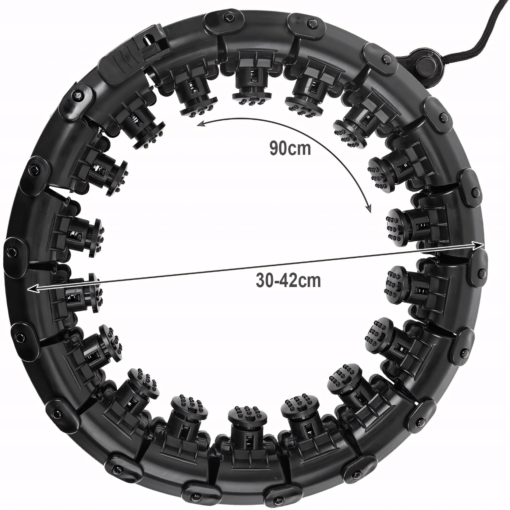 Hula hop with massager weight Trizand 25208 Trizand Brand Trizand