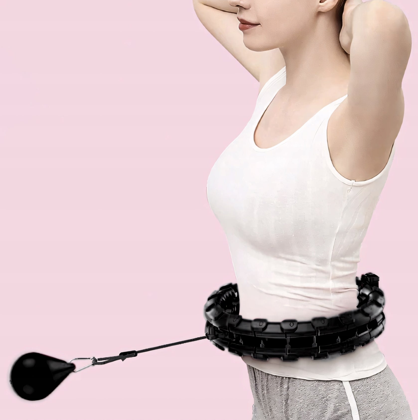 Hula hop with massager weight Trizand 25208 Trizand Diameter 42 cm