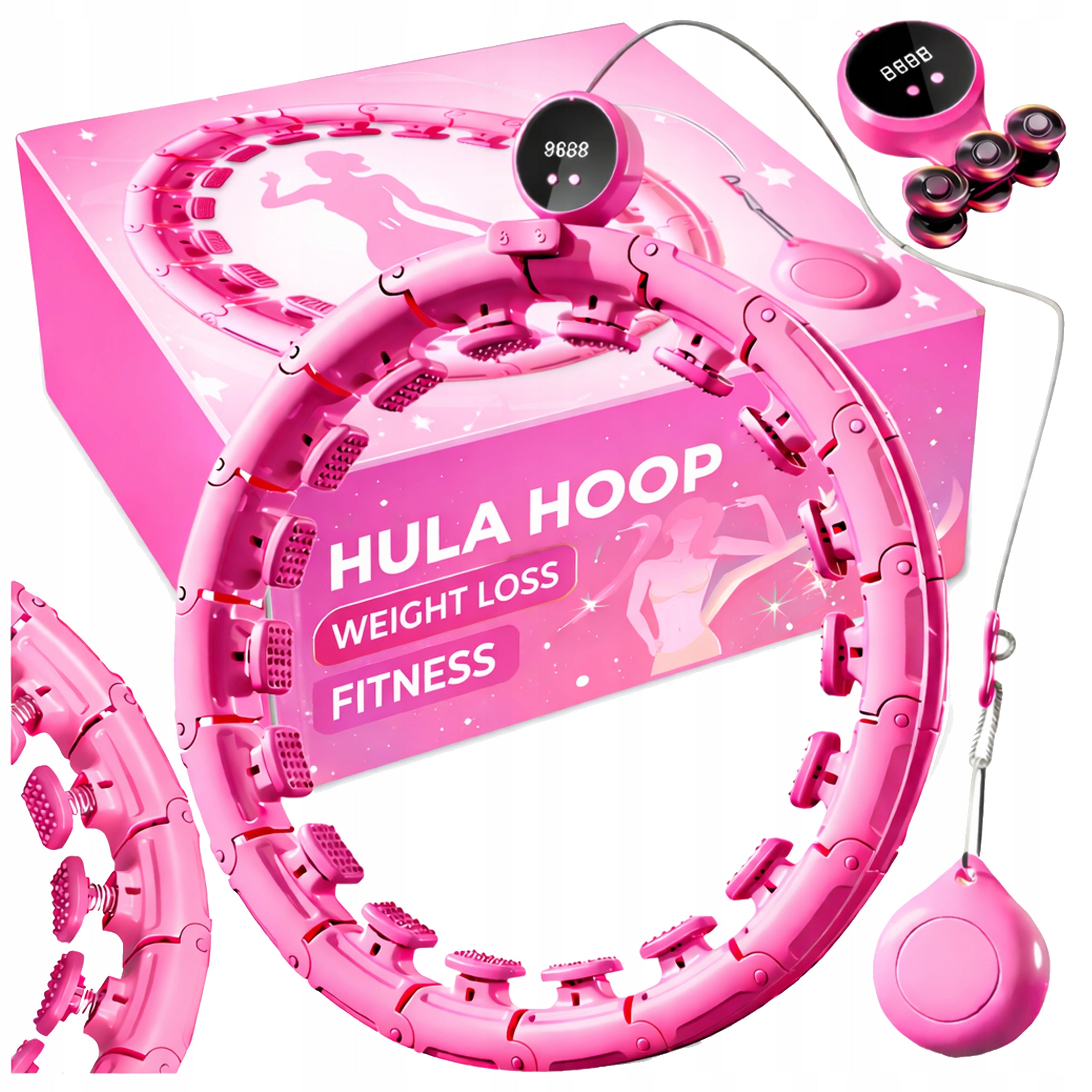 Hula hop with projection load and Smart counter, slimming
