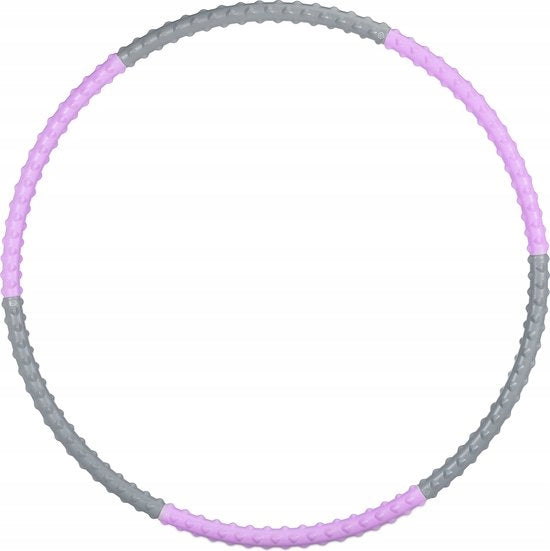 Hula hop with projections Relaxdays 95 cm grey