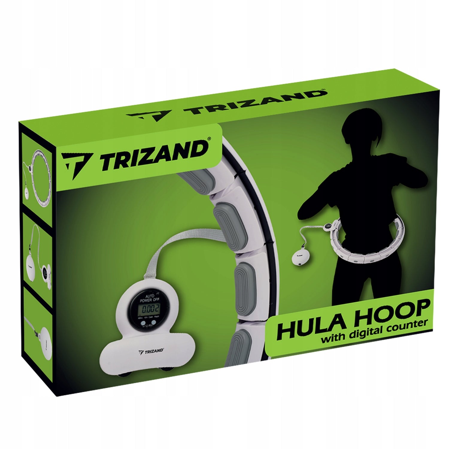 Hula hop with projections Trizand 35 cm white Manufacturer code 00025254