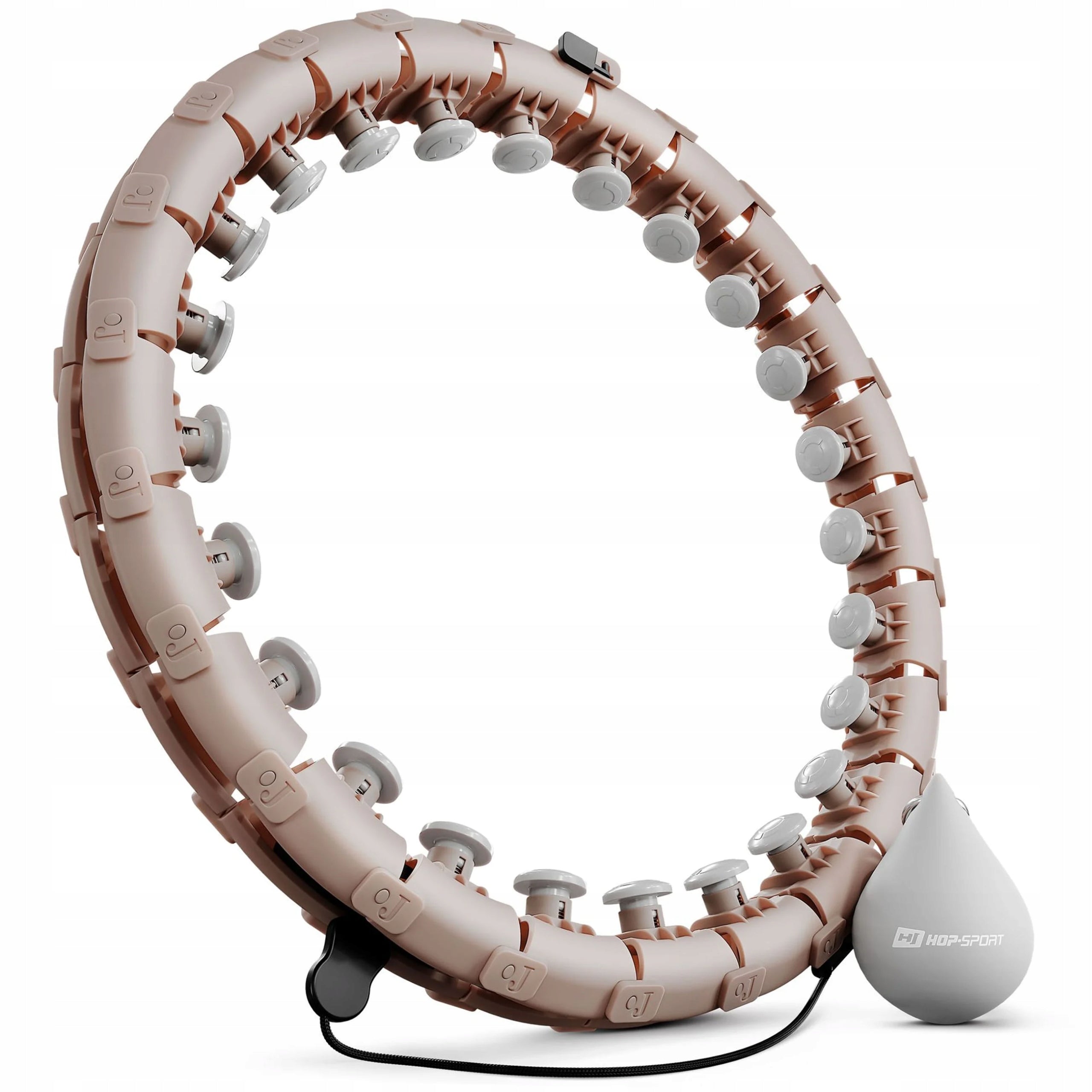 Hula hop with weight slimming studs adjustable 24 elements smart