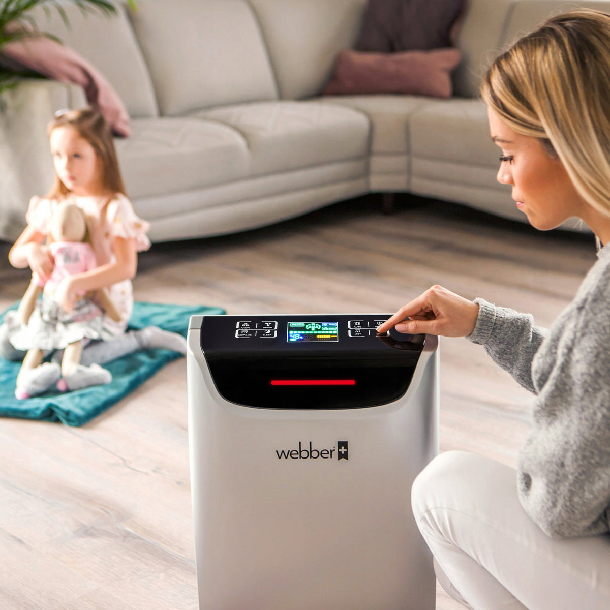 Humidifier Webber AP9405 HEPA 13 WITH HUMIDIFIER Medical device no